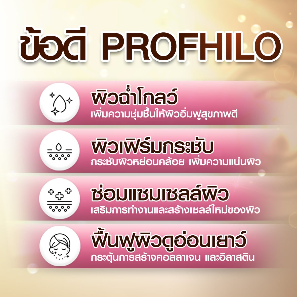 Profhilo ข้อดี