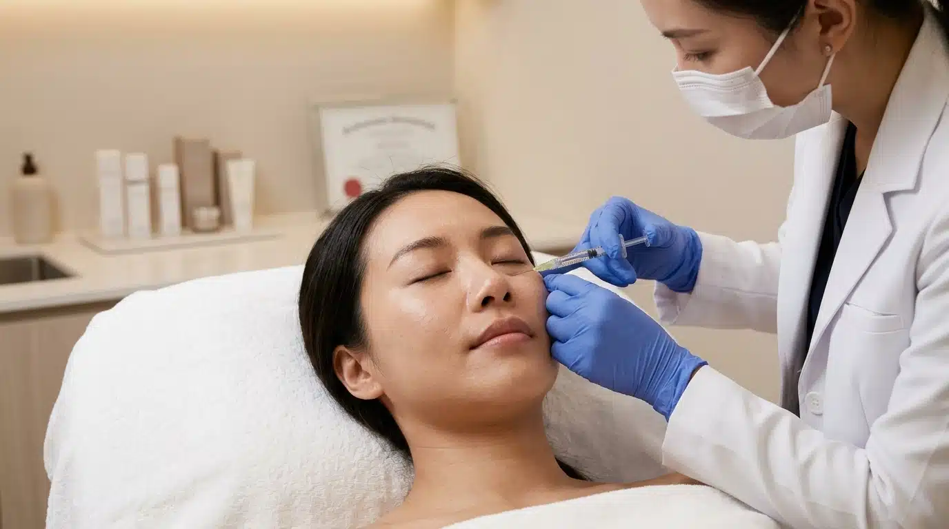 การฉีดฟิลเลอร์ใต้ตาเพื่อเก็บรายละเอียดของร่องใต้ตาอย่างเนียนละเอียด