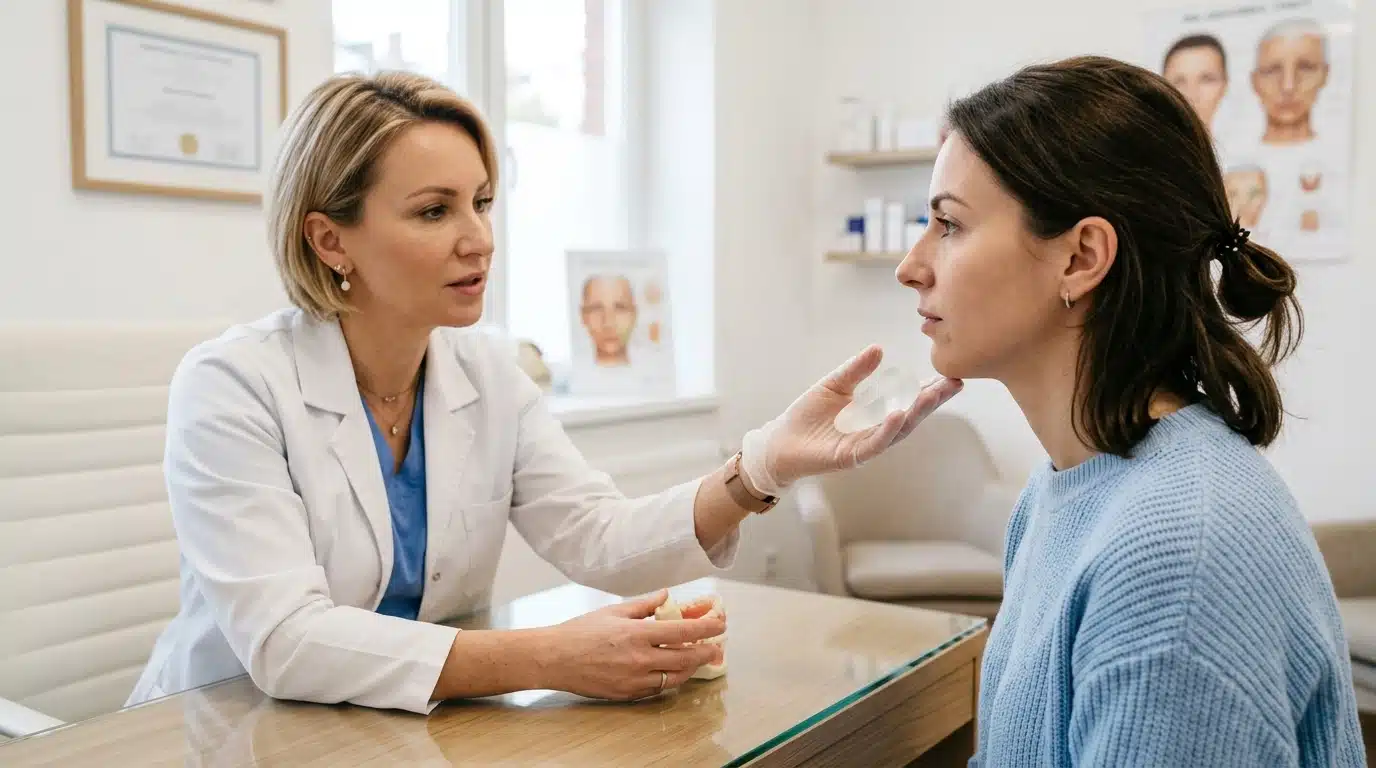 ลักษณะคางถอยที่เหมาะกับการเสริมคางซิลิโคน