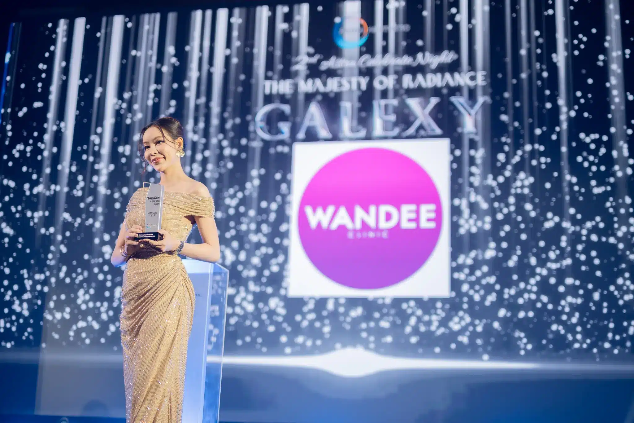Wandee Clinic รับรางวัลในงาน Astra Celebrate Night 2026.