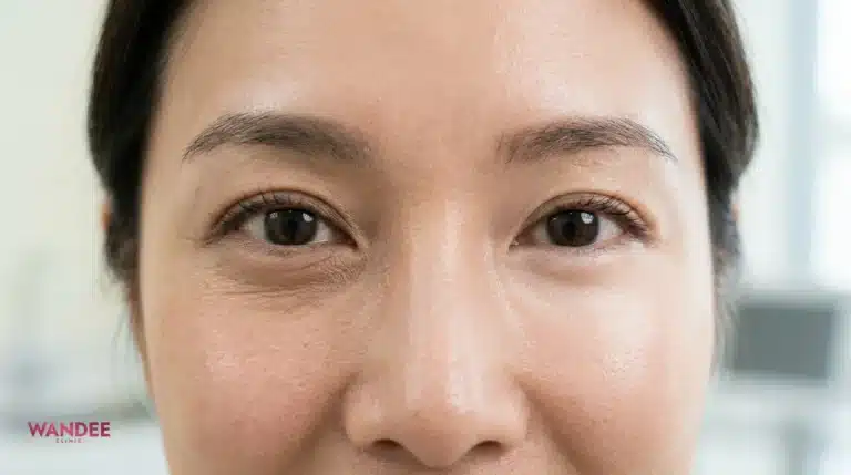 ภาพปกบทความแสดงบริเวณใต้ตาที่เรียบเนียนและดูสว่างขึ้น สื่อแนวคิดการเลือกฟิลเลอร์ใต้ตาให้เหมาะกับโครงสร้างผิว